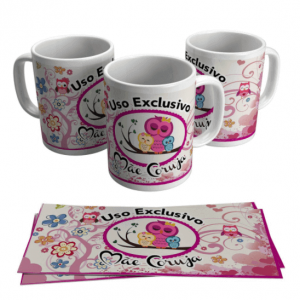 Caneca Personalizada Mãe Coruja