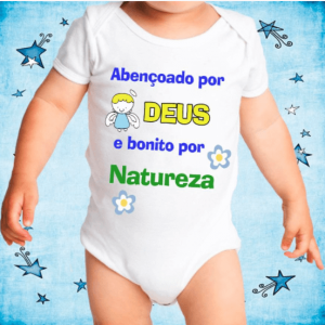 Lindo Body Infantil Abençoado por Deus