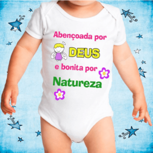 Lindo Body Infantil Abençoado por Deus