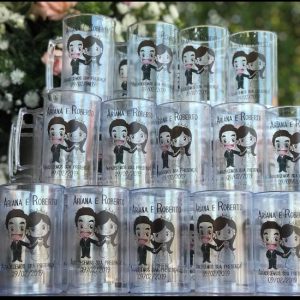 Canecas de Acrílico Personalizadas 400 ml