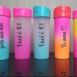 GARRAFA SQUEEZE ECO ACQUA BIO DEGRADÊ PERSONALIZADA – 475 ML
