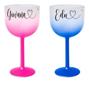 TAÇA GIN NOMES INDIVIDUAIS DEGRADÊ
