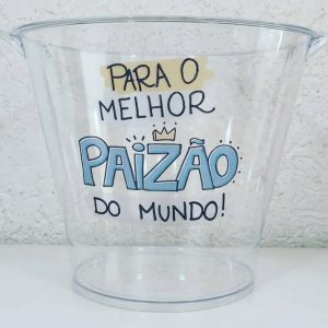 BALDE DE GELO PERSONALIZADO