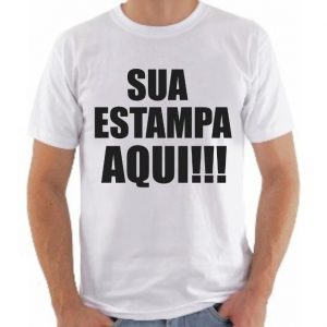 CAMISETA PERSONALIZADA COM SUA ARTE ESTAMPA IMAGEM